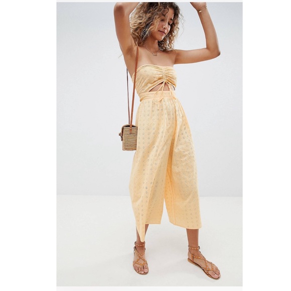 asos bandeau jumpsuit